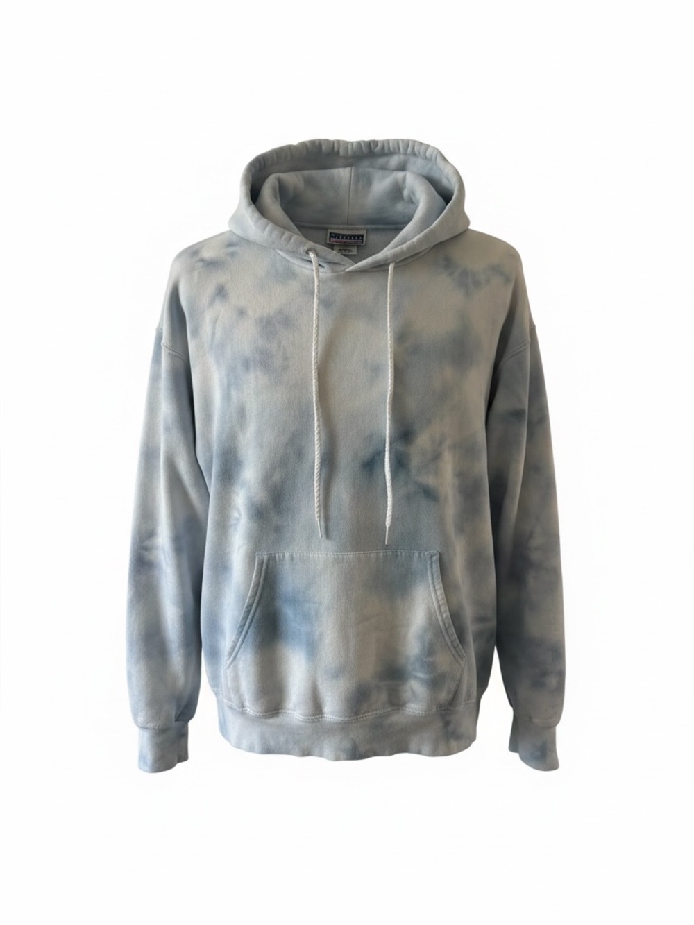 Ultimate Hanes Cotton Printpro Men's blue Tie-Dye Hoodie size M